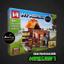 BLOQUE GENERICO MG1181B MINECRAFT 4EN1 (CAJA 26x19,5x4,5CM) (L1071)