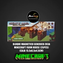 BLOQUE MAGNETICO GENERICO Z03A MINECRAFT FARM HOUSE (35PCS) (CAJA 15,5x6,5x4,5CM) (L1075)