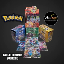CARTAS POKEMON SOBRE x10 JOURNEY TOGETHER (A0669)
