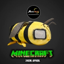PELUCHE MINECRAFT PELICULA #6 ABEJA (24CM APROX) (P1870)