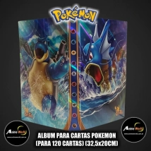 ALBUM PARA CARTAS POKEMON x120 CARTAS (32,5x20CM) (A0671)