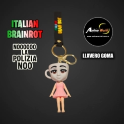 LLAVERO GOMA ITALIAN BRAINROT #7 (N0636)