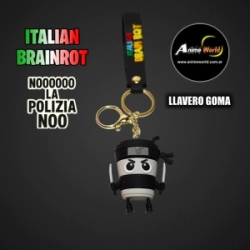 LLAVERO GOMA ITALIAN BRAINROT #8 (N0637)