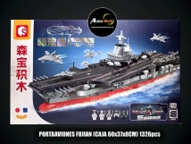 BLOQUE GENERICO SEMBO PORTAAVIONES FUJIAN S208039 (CAJA 60x37x8CM) 1326pcs (L1076)