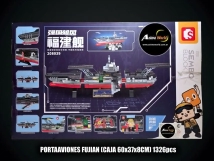 BLOQUE GENERICO SEMBO PORTAAVIONES FUJIAN S208039 (CAJA 60x37x8CM) 1326pcs (L1076)