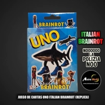JUEGO DE CARTAS UNO ITALIAN BRAINROT (REPLICA) (A0675)