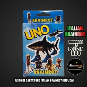 JUEGO DE CARTAS UNO ITALIAN BRAINROT (REPLICA) (A0675)