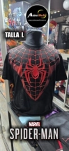 REMERA ALGODON IMPORTADO 3D SPIDERMAN #2- (TALLA L) (R1107)