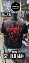 REMERA ALGODON IMPORTADO 3D SPIDERMAN #2- (TALLA XL) (R1108)