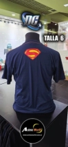 REMERA ALGODON IMPORTADO 3D SUPERMAN #1 AZUL (TALLA 6) (R1117)