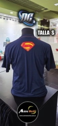 REMERA ALGODON IMPORTADO 3D SUPERMAN #1 AZUL (TALLA S) (R1123)