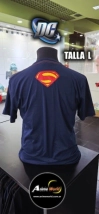 REMERA ALGODON IMPORTADO 3D SUPERMAN #1 AZUL (TALLA L) (R1125)