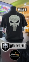 REMERA ALGODON IMPORTADO 3D PUNISHER #1 (TALLA S) (R1137)
