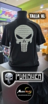 REMERA ALGODON IMPORTADO 3D PUNISHER #1 (TALLA XL) (R1140)