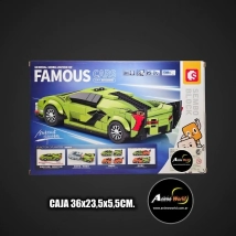 BLOQUE GENERICO SEMBO FAMOUS CARS 714001 AUTO (CAJA 36x23,5x5,5CM) (L1108)