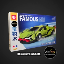 BLOQUE GENERICO SEMBO FAMOUS CARS 714001 AUTO (CAJA 36x23,5x5,5CM) (L1108)