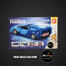 BLOQUE GENERICO SEMBO FAMOUS CARS 714003 AUTO (CAJA 36x23,5x5,5CM) (L1110)