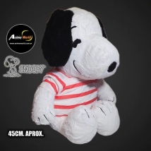 PELUCHE SNOOPY GRANDE RAYAS ROJO (45CM APROX) (P1898)