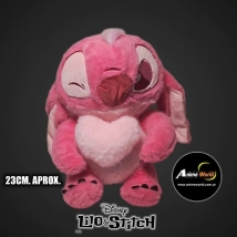 PELUCHE STITCH CON CORAZON CHICO ANGEL (23CM APROX) (P1902)