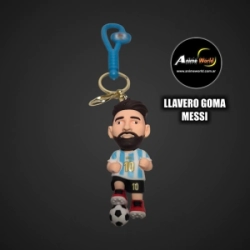 LLAVERO GOMA MESSI #3 (N0648)