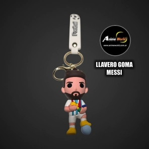 LLAVERO GOMA MESSI #5 (N0650)