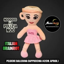 PELUCHE ITALIAN BRAINROT + BALLERINA CAPPUCCINA #1 (42CM APROX) (P1926)