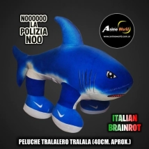 PELUCHE ITALIAN BRAINROT + TRALALERO TRALALA #1 (40CM APROX) (P1927)