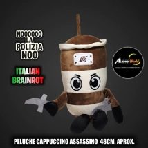 PELUCHE ITALIAN BRAINROT + CAPPUCCINO ASSASSINO #1 (48CM APROX) (P1929)