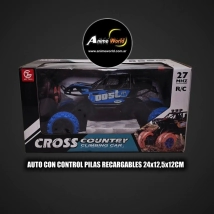 AUTO CON CONTROL CROSS COUNTRY 226-1 PILAS RECARGABLES 24x12,5x12CM #1 (A0685)