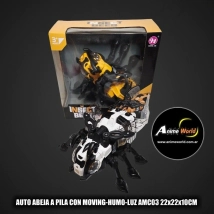 AUTO ABEJA A PILA CON MOVING-HUMO-LUZ AMC03 22x22x10CM #2 (A0688)