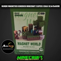BLOQUE MAGNETICO GENERICO S001-1 MINECRAFT (53PCS) (CAJA 10,5x15x6CM) (L1113)