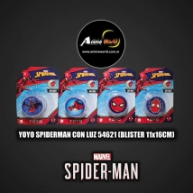 YOYO SPIDERMAN CON LUZ 54621 (BLISTER 11x16CM) (A0689)
