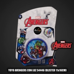 YOYO AVENGERS CON LUZ 54446 (BLISTER 11x16CM) (A0690)