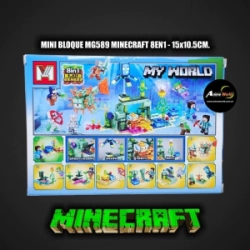 MINI BLOQUE MG589-4 MINECRAFT 8EN1 (L1119)