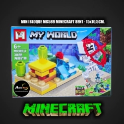 MINI BLOQUE MG589-4 MINECRAFT 8EN1 (L1119)