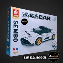 BLOQUE GENERICO SEMBO FAMOUS CAR 607105 AUTO (CAJA 25,5x19x5,5CM) (L1124)