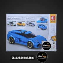 BLOQUE GENERICO SEMBO FAMOUS CAR 607106 AUTO (CAJA 25,5x19x5,5CM) (L1125)