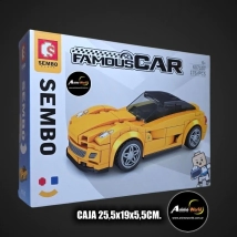 BLOQUE GENERICO SEMBO FAMOUS CAR 607107 AUTO (CAJA 25,5x19x5,5CM) (L1126)