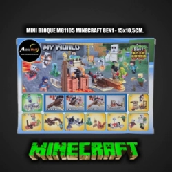 MINI BLOQUE MG1105-3 MINECRAFT 8EN1 (L1130)