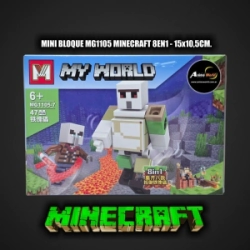 MINI BLOQUE MG1105-7 MINECRAFT 8EN1 (L1134)