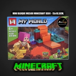 MINI BLOQUE MG588-5 MINECRAFT 8EN1 (L1140)