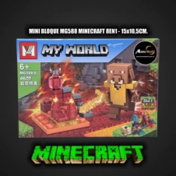 MINI BLOQUE MG588-6 MINECRAFT 8EN1 (L1141)