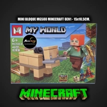 MINI BLOQUE MG588-8 MINECRAFT 8EN1 (L1143)