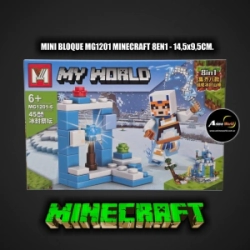 MINI BLOQUE MG1201-6 MINECRAFT 8EN1 (L1149)