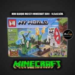 MINI BLOQUE MG1221-7 MINECRAFT 8EN1 (L1158)
