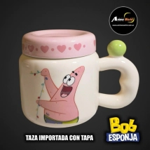 TAZA IMPORTADA BOB SPONJA #1 CON TAPA (V0050)