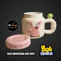 TAZA IMPORTADA BOB SPONJA #1 CON TAPA (V0050)