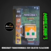 MINECRAFT TRANSFORMABLE 2EN1 #1 (BLISTER 15,5x23CM) (F1002)