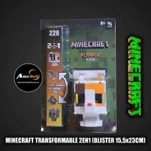 MINECRAFT TRANSFORMABLE 2EN1 #8 (BLISTER 15,5x23CM) (F1009)