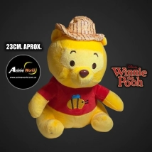PELUCHE WINNIE POOH CON SOMBRERO - WINNIE (23CM APROX) (P1986)